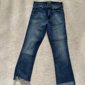 Mother "Inside Crop Step Fray" Jean